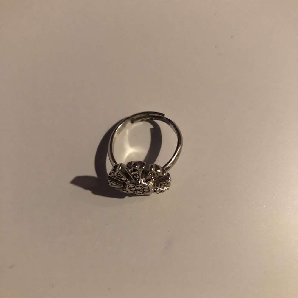 Vintage Marcasite Ring Adjustable